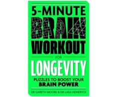 KNYGA Gareth Moore 5-Minute Brain Workout for Longevity, Puzzles to Boost Your Brain Power