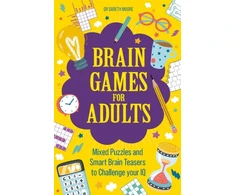 KNYGA Gareth Moore Brain Games for Adults, Mixed Puzzles and Smart Brainteasers to Challenge Your IQ