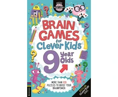 KNYGA Gareth Moore Brain Games for Clever Kids® 9 Year Olds, More than 100 puzzles to boost your brainpower