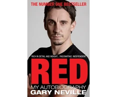 KNYGA Gary Neville Raudona: My Autobiography