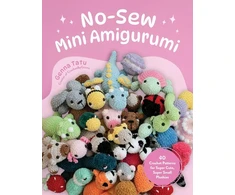KNYGA Genna Tatu No-Sew Mini Amigurumi, 40 Crochet Patterns for Super Cute, Super Small Plushies