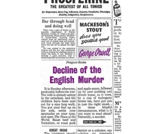 KNYGA George Orwell Decline of the English Murder