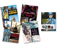 KNYGA Gibbons Alan Project X Origins Graphic Texts: Dark Raudona+ Book Band, Oxford Level 19: Mixed Pack of 4