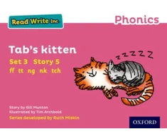 KNYGA Gill Munton Read Write Inc. Phonics: Tab's Kitten (Rožinė Set 3 Storybook 5)