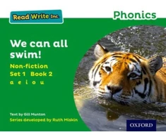 KNYGA Gill Munton Read Write Inc. Phonics: We Can All Swim! (Žalias Set 1 Non-fiction 2)