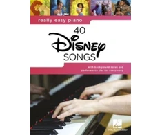 KNYGA Hal Leonard Corp Really Easy Piano, 40 Disney Songs