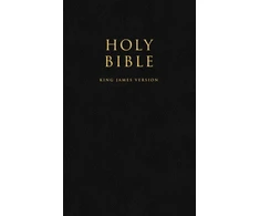 KNYGA HarperCollins Publishers Limited Collins Uk HOLY BIBLE: King James Version (KJV) Popular Gift &amp; Award Juodas Leatherette Edition
