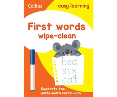 KNYGA Harpercollins Uk First Words Age 3-5 Wipe Clean Activity Book