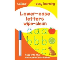 KNYGA Harpercollins Uk Collins Easy Learning Lower Case Letters Age 3-5 Wipe Clean Activity Book: Ideal for Home Learning