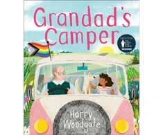 KNYGA Harry Woodgate Grandad's Camper, A picture book for children that celebrates LGBTQIA+ families