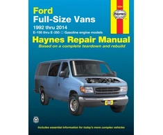 KNYGA Haynes Manuals Inc. Editors Ford full-size E-150-E-350 petrol vans (1992-2014) Haynes Repair Manual (USA), 1992 to 2014