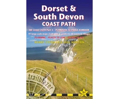 KNYGA Henry Stedman Dorset and South Devon Coast Path - guide and maps to 48 towns and villages with large-scale walking maps (1:20 000)