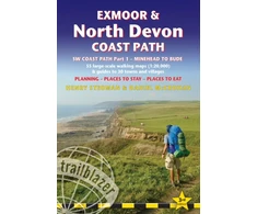 KNYGA Henry Stedman Exmoor &amp; North Devon Coast Path Trailblazer Walking Guide