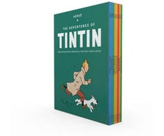 KNYGA Hergé Adventures of Tintin: 8 Title Paperback Boxed Set
