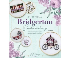 KNYGA Hilary Leslie Unofficial Bridgerton Embroidery, 20 Patterns Inspired by the World of Regency Romance