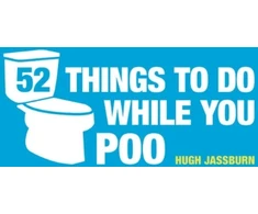 KNYGA Hugh Jassburn 52 Things to Do While You Poo, Poop Puzzles, Hilarious Activities and Toot Trivia to Keep You Occupied: The Original, Bestselling Bathroom Activity Book