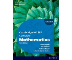 KNYGA Ian Bettison Bettison, Ian; Taylor, Mathew Cambridge IGCSE Complete Mathematics Extended: Student Book Sixth Edition