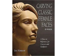 KNYGA Ian Norbury Carving Classic Female Faces in Wood