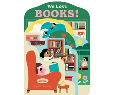 KNYGA Ingela P Arrhenius Bookscape Board Books: We Love Books!