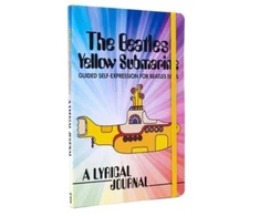 KNYGA Insight Insight Editions Beatles Geltona Submarine Lyrical Journal, Guided Self-Expression for Beatles Fans