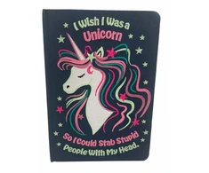 KNYGA Insights Insight Editions I Wish I Was A Unicorn Embroidered Journal