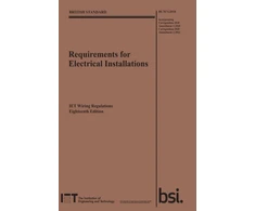 KNYGA Institution of Electrical Engineers Staff Requirements for Electrical Installations, IET Wiring Regulations, Eighteenth Edition, BS 7671:2018+A2:2022