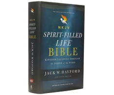KNYGA Jack W Hayford NKJV, Spirit-Filled Life Bible, Third Edition, Hardcover, Raudona Letter, Comfort Print: Kingdom Equipping Through the Power of the Word
