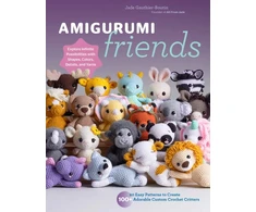 KNYGA Jade Gauthier Boutin Amigurumi Friends, 20 Easy Patterns to Create 100+ Adorable Custom Crochet Critters - Explore Infinite Possibilities with Shapes, Colors, Details, and Yarns