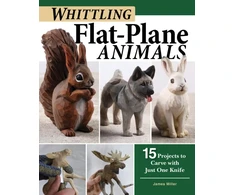 KNYGA James Miller Whittling Flat-Plane Animals