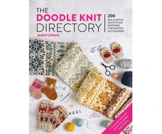 KNYGA Jamie Lomax The Doodle Knit Directory, 200 Mix &amp; Match Motifs and Patterns for Knitted Accessories