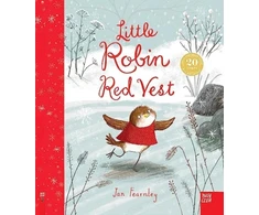 KNYGA Jan Fearnley Little Robin Raudona Vest