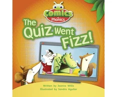 KNYGA Jeanne Willis Bug Club Comics for Phonics Reception Phase 3 Set 07 The Quiz Went Fizz