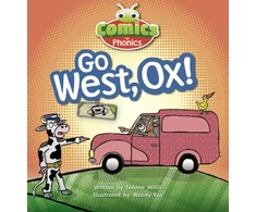 KNYGA Jeanne Willis Bug Club Comics for Phonics Reception Phase 3 Set 06 Go West, Ox