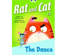 KNYGA Jeanne Willis Bug Club Guided Fiction Reception Raudona B Rat and Cat in the Dance
