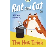 KNYGA Jeanne Willis Bug Club Guided Fiction Reception Raudona A Rat and Cat in the Hat Trick