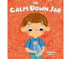 KNYGA Jennifer Jones Calm Down Jar, A Social Emotional, Rhyming, Early Reader Kid's Book to Help Calm Anger and Anxiety