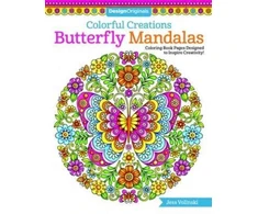 KNYGA Jess Volinski Colorful Creations Butterfly Mandalas