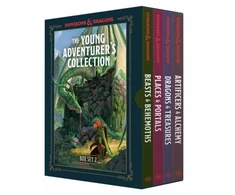 KNYGA Jim Zub Young Adventurer's Collection Box Set 2 (Dungeons &amp; Dragons 4-Book Boxed Set), Beasts &amp; Behemoths, Dragons &amp; Treasures, Places &amp; Portals, Artificers &amp; Alchemy