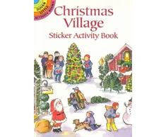 KNYGA Joan Obrien Christmas Village Sticker Activity Book