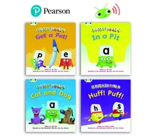 KNYGA Joe Elliot Learn to Read at Home with Bug Club Phonics Alphablocks: Phase 2 - Reception Term 1 (4 fiction books) Pack B
