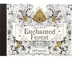 KNYGA Johanna Basford Enchanted Forest: 20 Postcards
