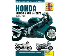 KNYGA John Haynes Honda VFR750 &amp; 700 V-Fours (86 - 97) Haynes Repair Manual