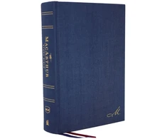 KNYGA John Macarthur NKJV, MacArthur Study Bible, 2nd Edition, Cloth over Board, Mėlyna, Comfort Print, Unleashing God's Truth One Verse at a Time