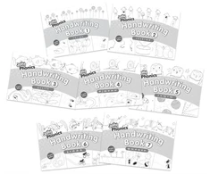 KNYGA Jolly Learning Jolly Phonics Handwriting Books Complete Set (1-7), In Print Letters (American English Edition)