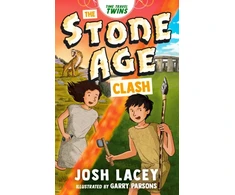 KNYGA Josh Lacey Time Travel Twins: The Stone Age Clash