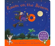 KNYGA Julia Donaldson Room on the Broom: A Push, Pull and Slide Book, The perfect Halloween gift for toddlers