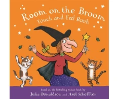 KNYGA Julia Donaldson Room on the Broom Touch and Feel Book