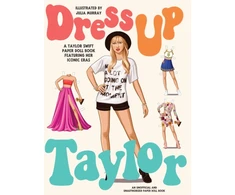 KNYGA Julia Murray Dress Up Taylor, A Taylor Swift paper doll book featuring her iconic eras