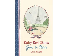 KNYGA Kate Knapp Ruby Raudona Shoes Goes To Paris