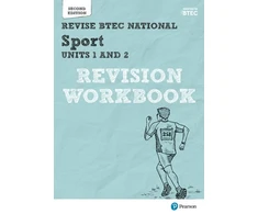 KNYGA Kelly Sharp Pearson REVISE BTEC National Sport Units 1 &amp; 2 Revision Workbook - for 2025 exams